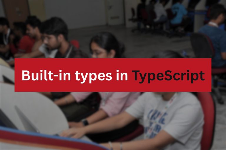 Built-in types in TypeScript